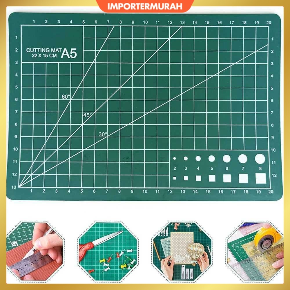 

Working Pad Cutting Mat Alas Potong Papan Kerja A5 22x15cm - GKSA4