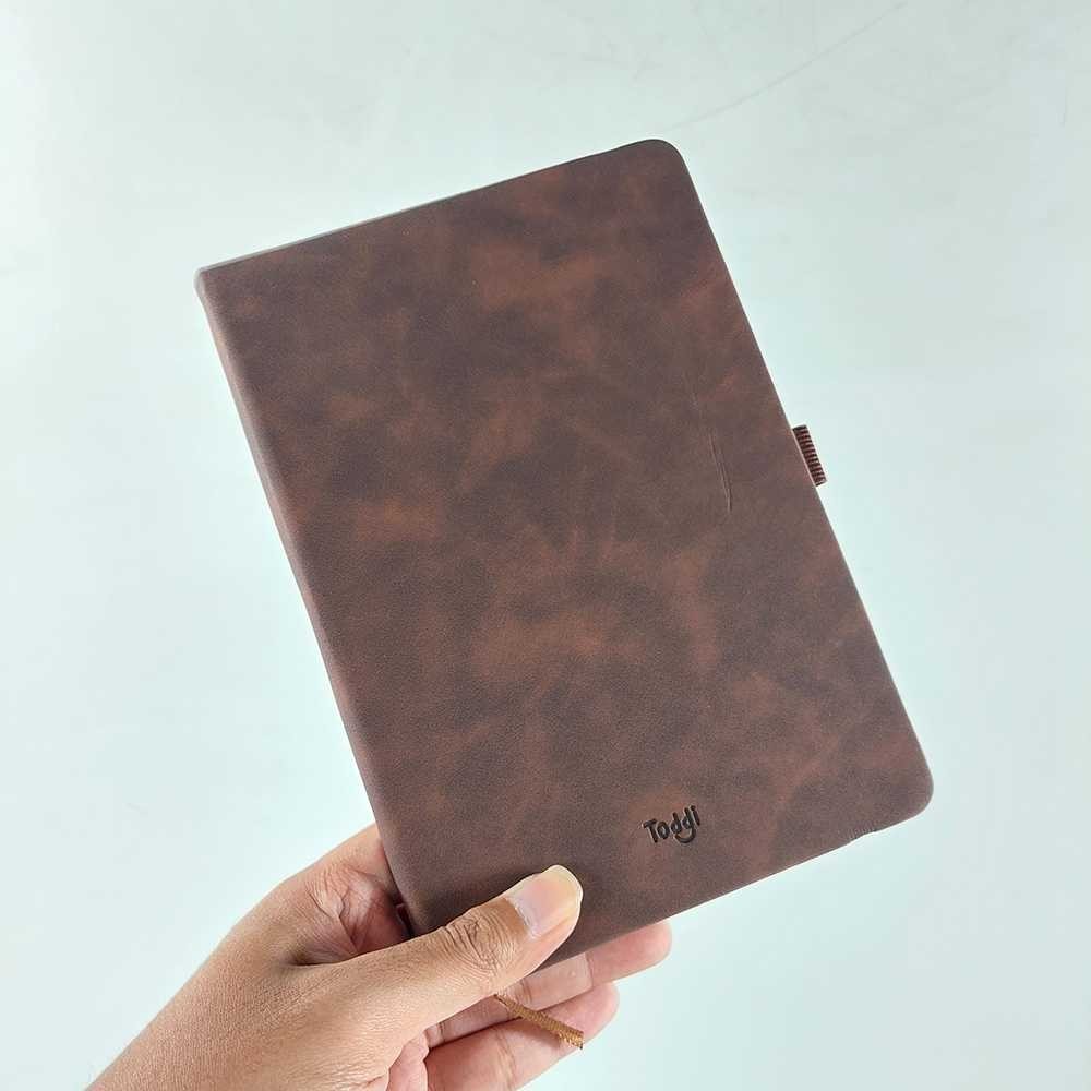 

Toddi Buku Tulis Memo Paper Business Notebook Leather Cover A5 - TD102