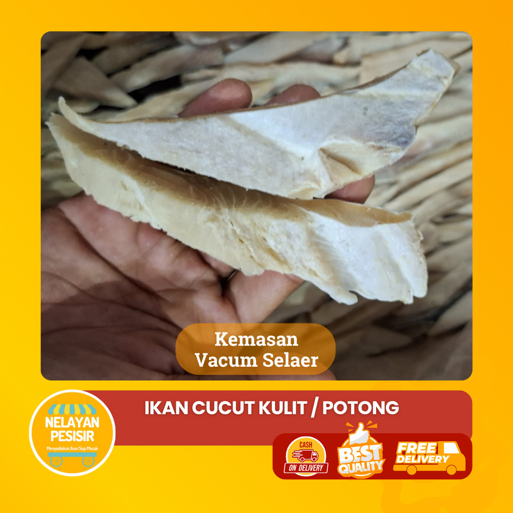 

Ikan Cucut Fillet Kulit Siap Masak| Daging Tebal, Segar & Gurih