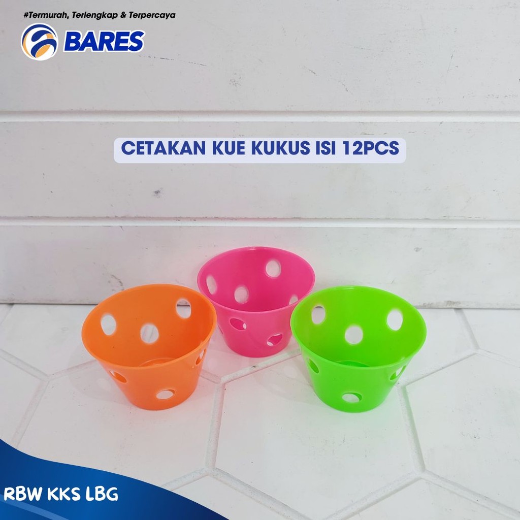 Cetakan Plastik Kue Apem Kue Kukus Lubang Tinggi isi 12 pcs