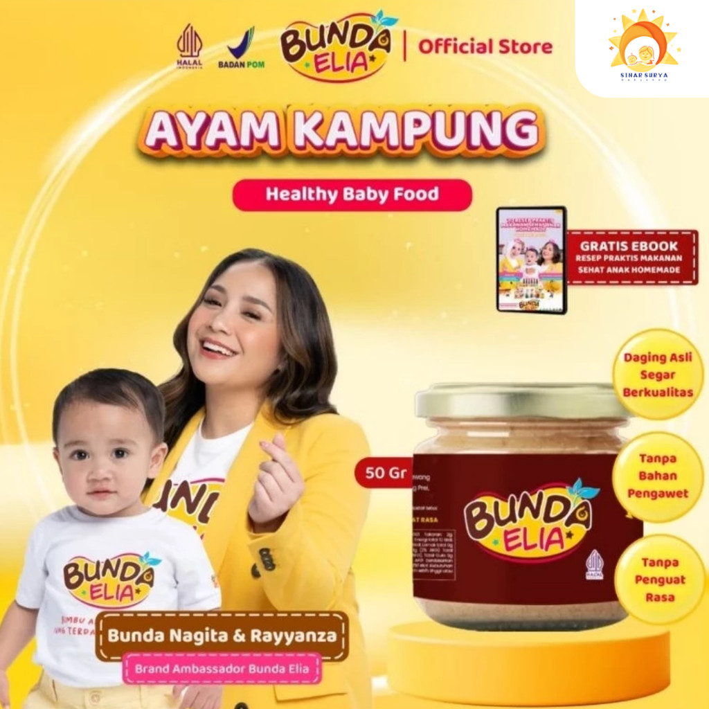 

Kaldu Bubuk Bumbu Bunda Rasa Ayam Kampung 50 gram/ Bumbu MPASI