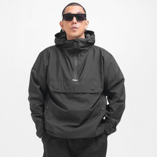Mocking Truth - Montana Black Cagoule Jacket Gorpcore Anorak