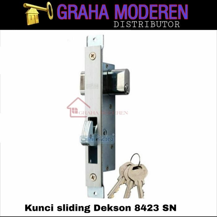 kunci sliding dekson 8423 kunci pintu geser sleding dekson 1set