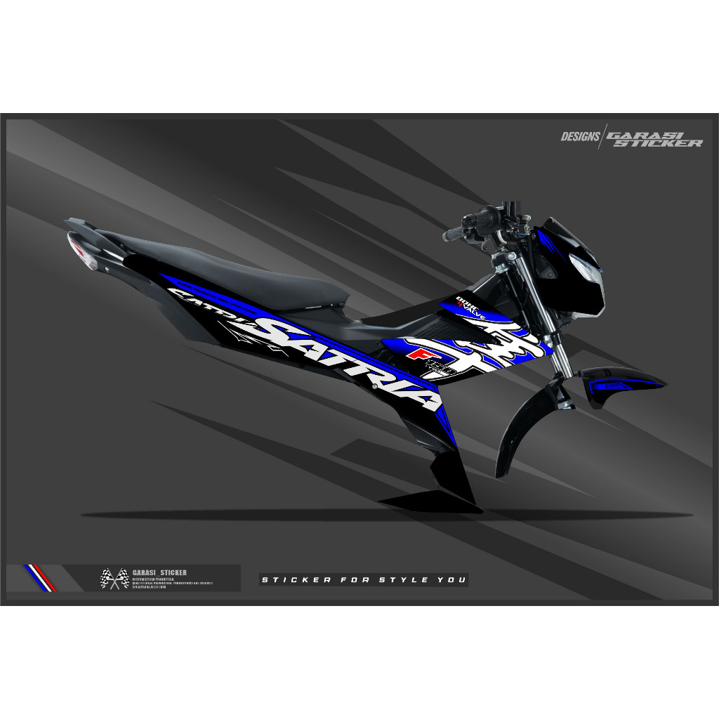 Striping/Stiker Satria F150 FI Injeksi Hayabusa FI-11