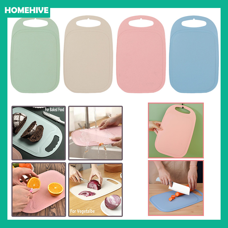 Talenan Wheat Straw Multifungsi / Talenan Wheat Straw Multifungsi / Papan Talenan Jerami Talenan Pla