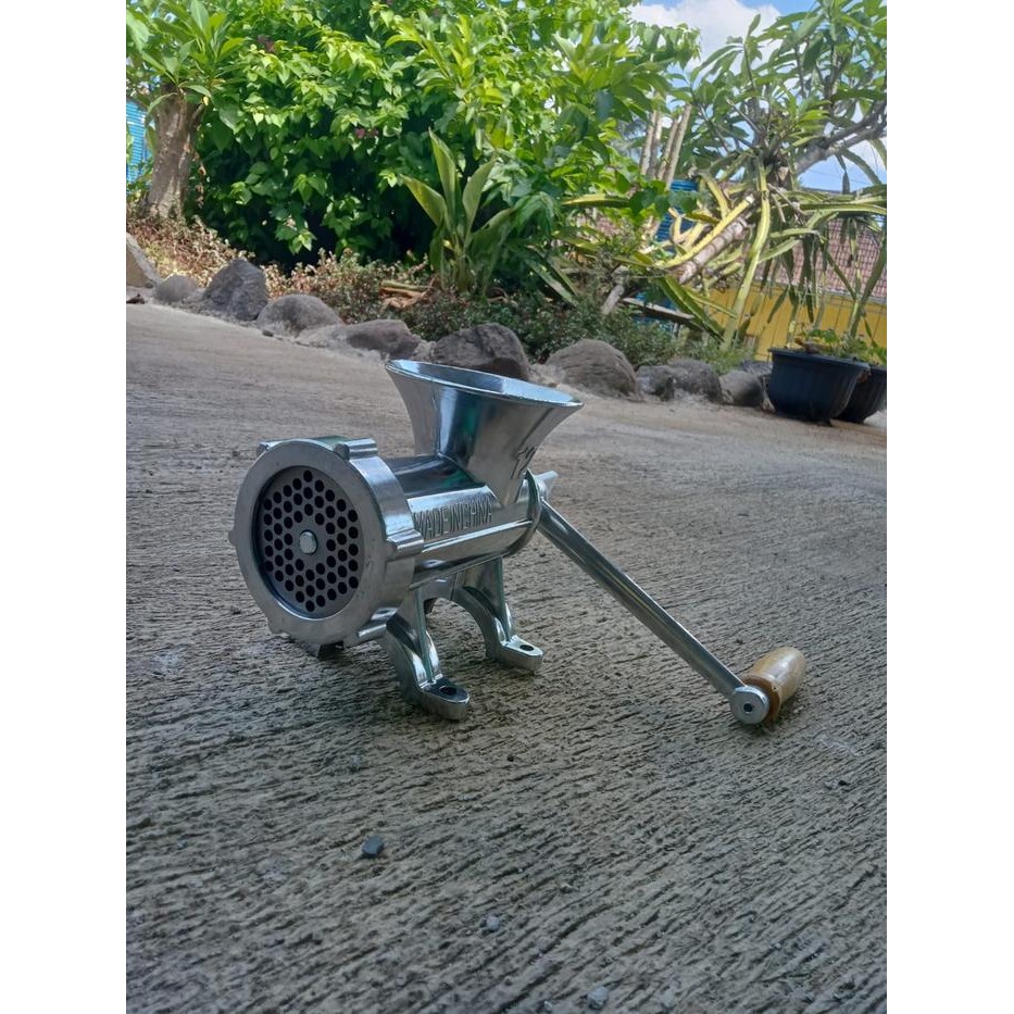 MESIN Penggiling Daging Pembuat Gethuk Sambel Kacang Bumbu Manual Mini