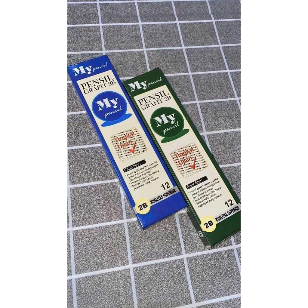 

Eighty1 - Pensil Kayu 2B MY PENCIL 1 box isi 12pcs