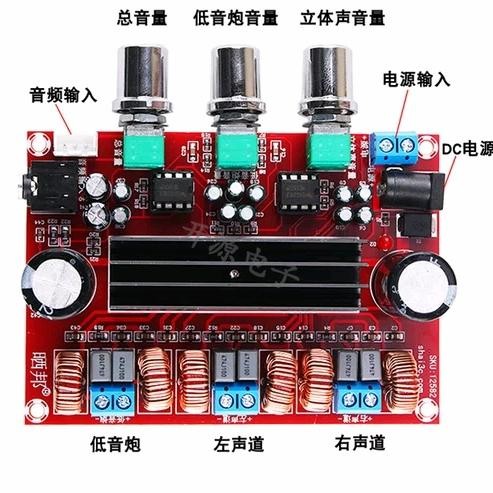 Modul Digital Power Amplifier Kit TPA3116D2 Stereo Class D