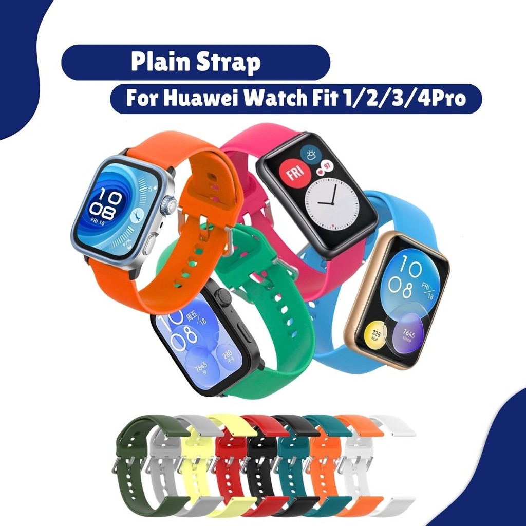 Plain Strap For Huawei Watch Fit 1 Huawei Watch Fit 2 Huawei Watch Fit 3 Huawei Watch Fit 4 Huawei W