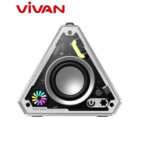 SPEAKER VIVAN VS22 BLACK / VIVAN VS32 SPEAKER BLUETOOTH TWS MECHANICAL PUNK RGB LIGHT STEREOFONIK BA