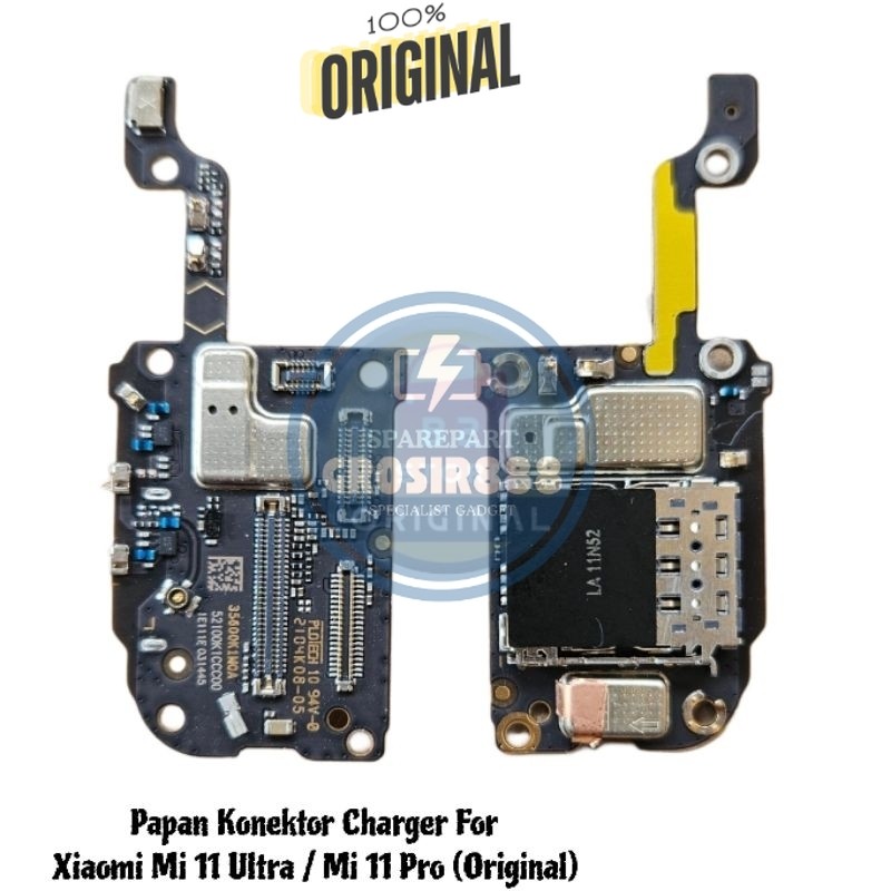 Original Ada ic - Flexible Konektor Charger / Papan Con Sim Xiaomi Mi 11 Ultra / Mi11 Pro Original