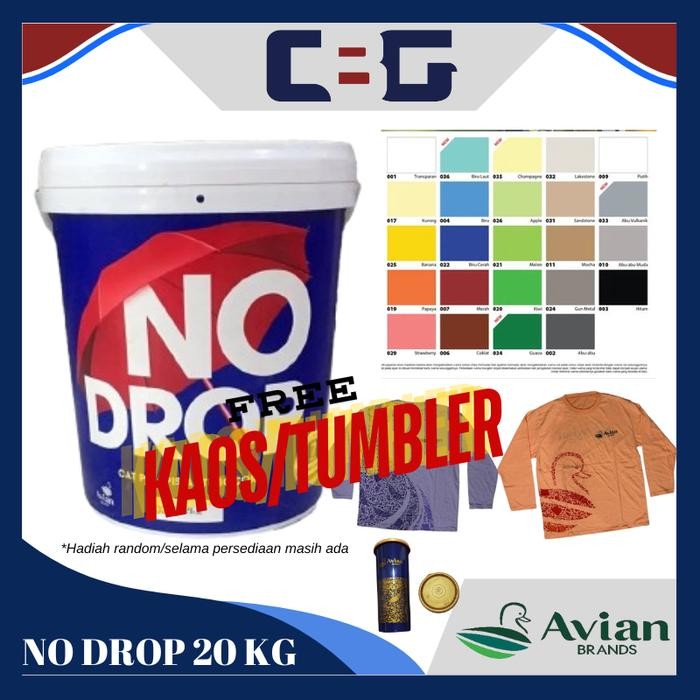 NO DROP WATER PROOFING WARNA 20 KG - TF LGS, 002-ABU-ABU