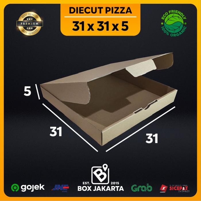 

KARDUS uk 31x31x5 CM Diecut Pizza Corrugated Packaging Box
