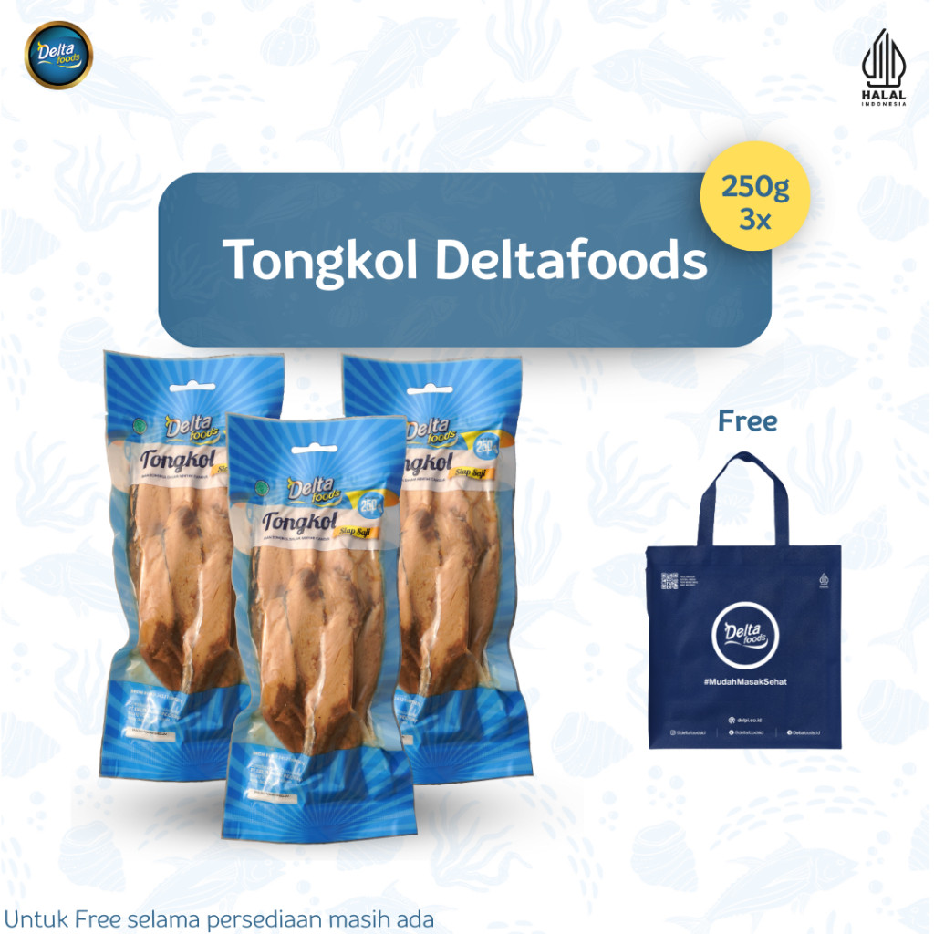 

DeltaFoods - Ikan Tongkol Siap Saji Dengan Minyak Kanola 250gram Bundling 3