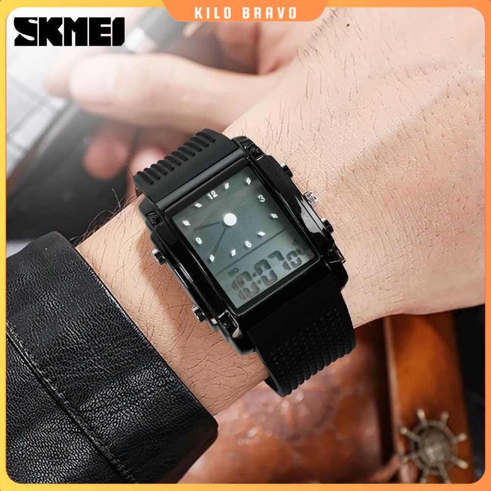 Jam Tangan Trendy Digital Analog Pria - SKMEI 0814G