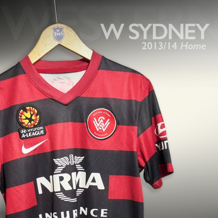 2012-14 WESTERN SYDNEY WANDERERS HOME SHIRT MOOY #10