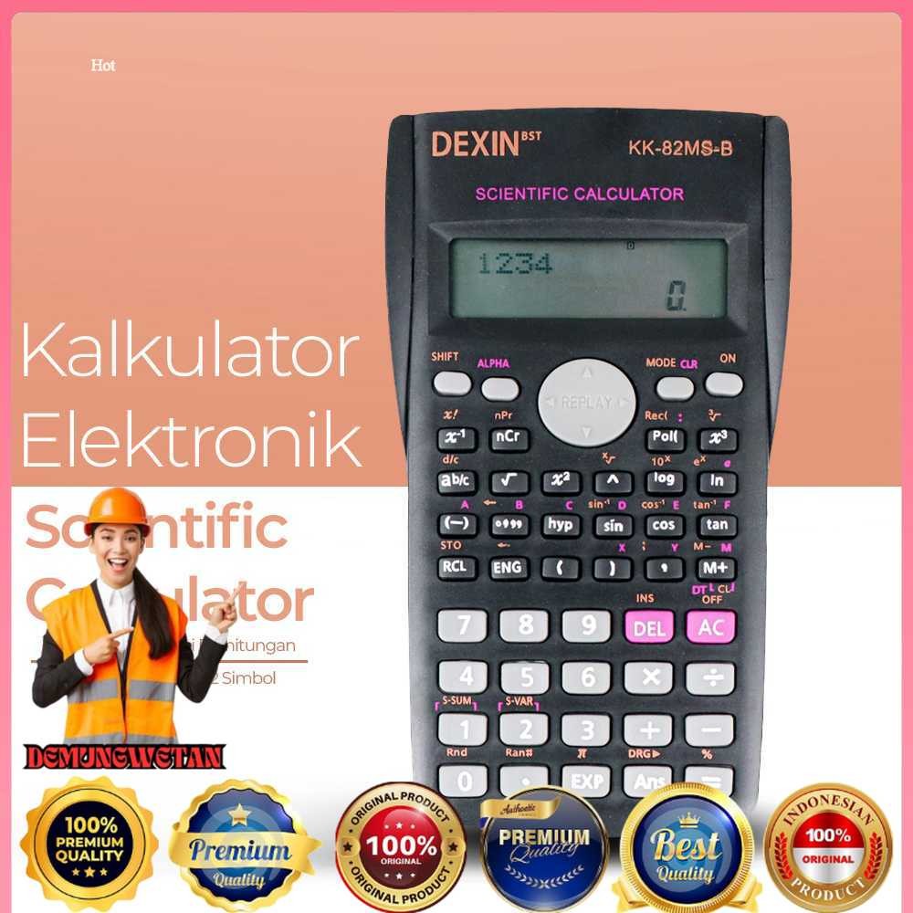 

DEXIN Kalkulator Elektronik Scientific Calculator - KK-82MS-B