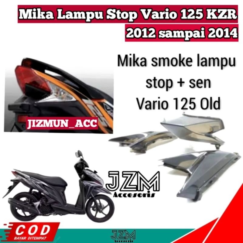 Mika Smoke Lampu Stop Vario 125 Old 2013 2014 2016 Paket Lampu Sen Vario Belakang
