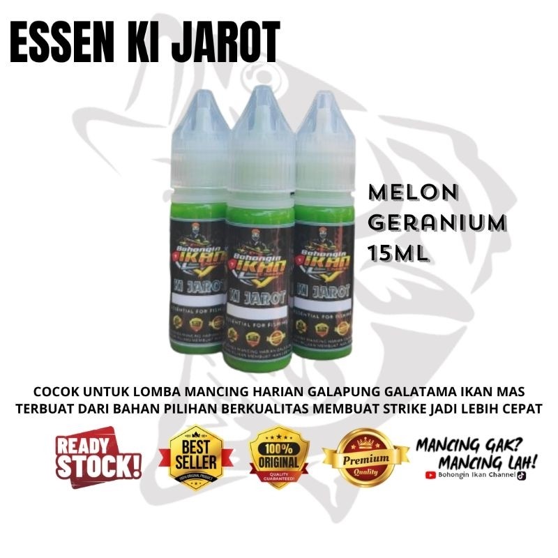 

Essen Ikan Mas Ikan Rame dan Induk - Essen Melon Geranium - Essen Ki Jarot