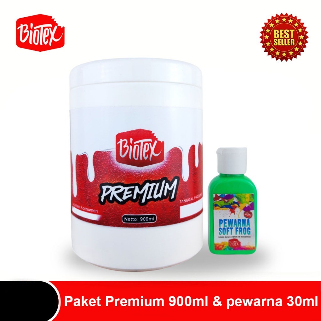 

Paket Hemat Bundling Biotex Premium 900 ml + Pewarna 30 ml (Bebas Pilih Warna)