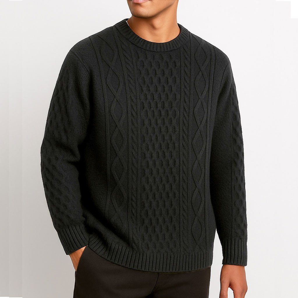 Guten Inc - Sweater Rajut Pria Knittwear Cable Guten