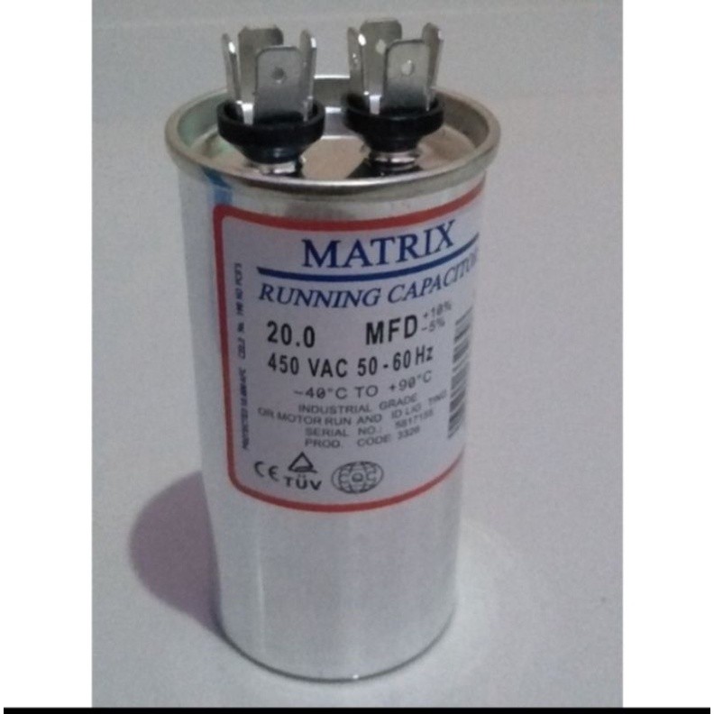 DIJUAL PALING MURAH Kapasitor AC Sharp metrik 20 mfd