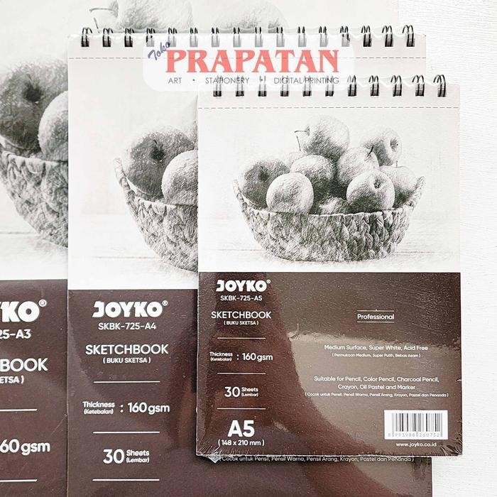 

【M-MT】BIG SALE!!! Joyko Spiral Sketchbook SKBK-725 | Buku Gambar - A3