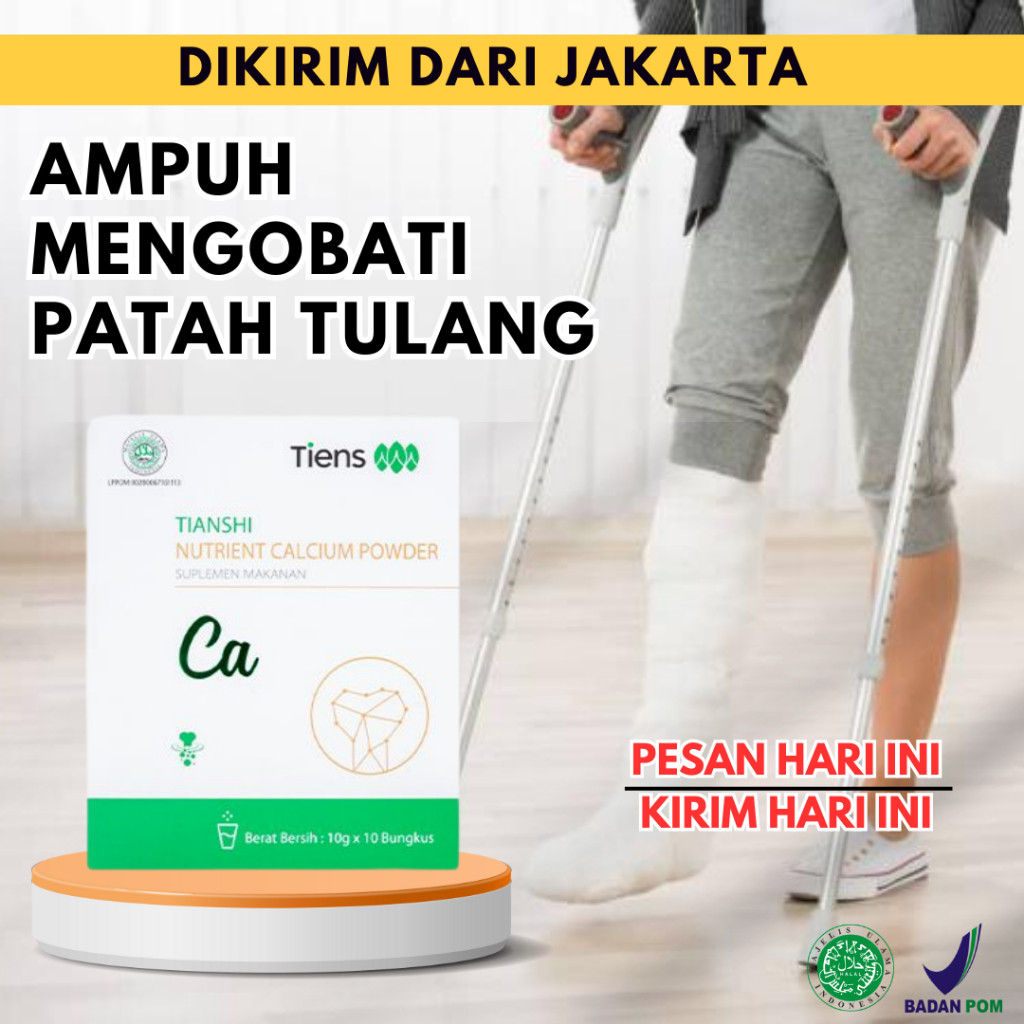 

(Ampuh) PROMO Tianshi Nutrient Calcium Powder Original Susu Tiens Untuk Patah Tulang dan Keropos