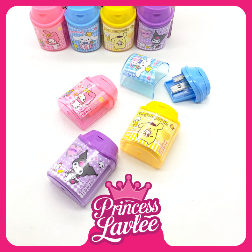 

PL S6398 Rautan Pensil Unik Lucu Alat Sekolah Peraut Pensil 2 Lubang Pencil Sharpener Motif Karakter