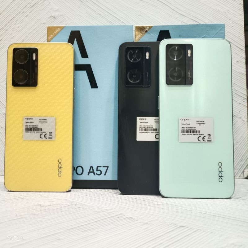 Oppo A57 Ram 4GB Internal 64GB Handphone Second Fullset
