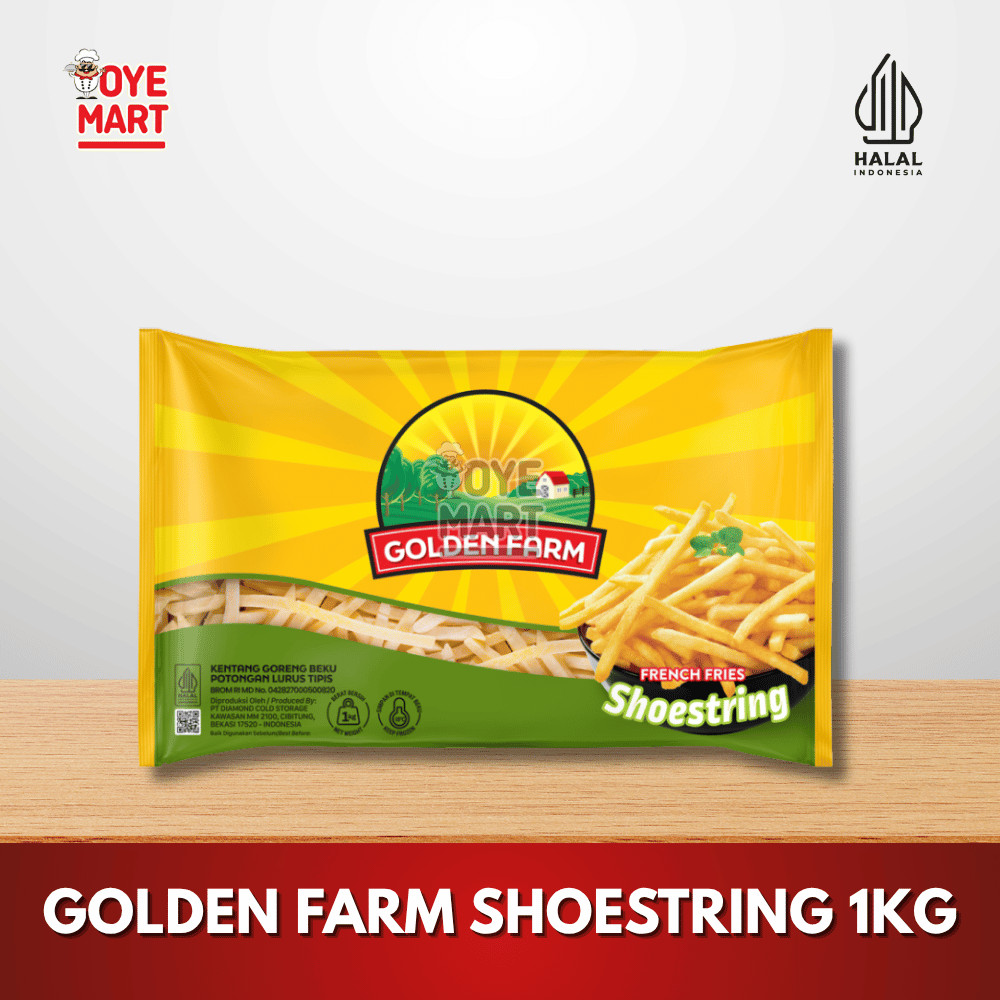 

GOLDEN FARM SHOESTRING 1KG/FRENCH FRIES KENTANG GORENG