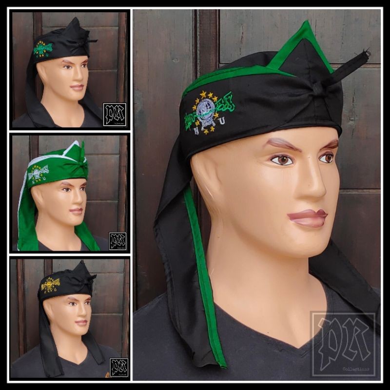 [Baru] Iket Blangkon udeng peci Logo Bordir NU By Sorban Batik