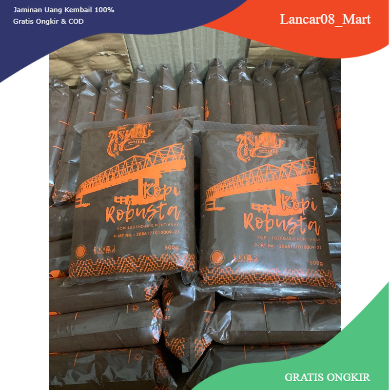 

【L-MART】BIG SALE!!! KOPI BUBUK WARKOP ASIANG 500gram KHAS PONTIANAK KOPI ASIANG KOPI LEGENDARIS KHUNTIEN PONTI KOPI ROBUSTA 1/2 KG