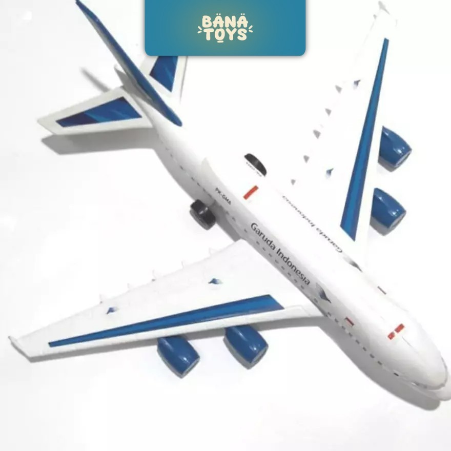 ( Bisa Cod ) MAINAN REPLIKA PESAWAT TERBANG INDONESIA PESAWAT MAINAN SNI MURAH