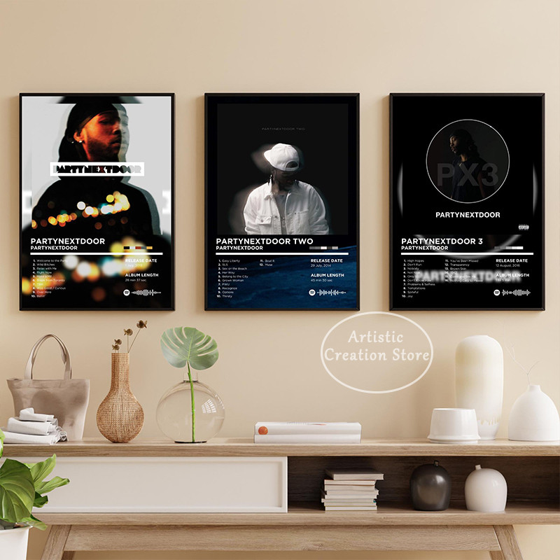 

PartyNextDoor Poster PartyNextDoor Rap Music Star Album Cover Poster Prints Wall Art Painting Picture Photo Gift Room Home Decor