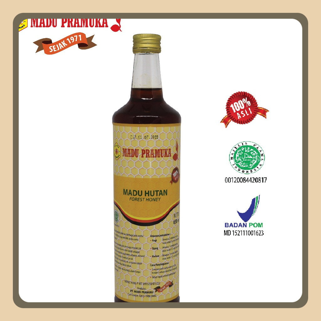 

Madu Pramuka Hutan 650 ml