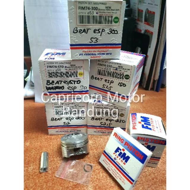 Piston Kit NEW BEAT ESP VARIO SCOOPY ESP 110 FIM74 FIM IZUMI