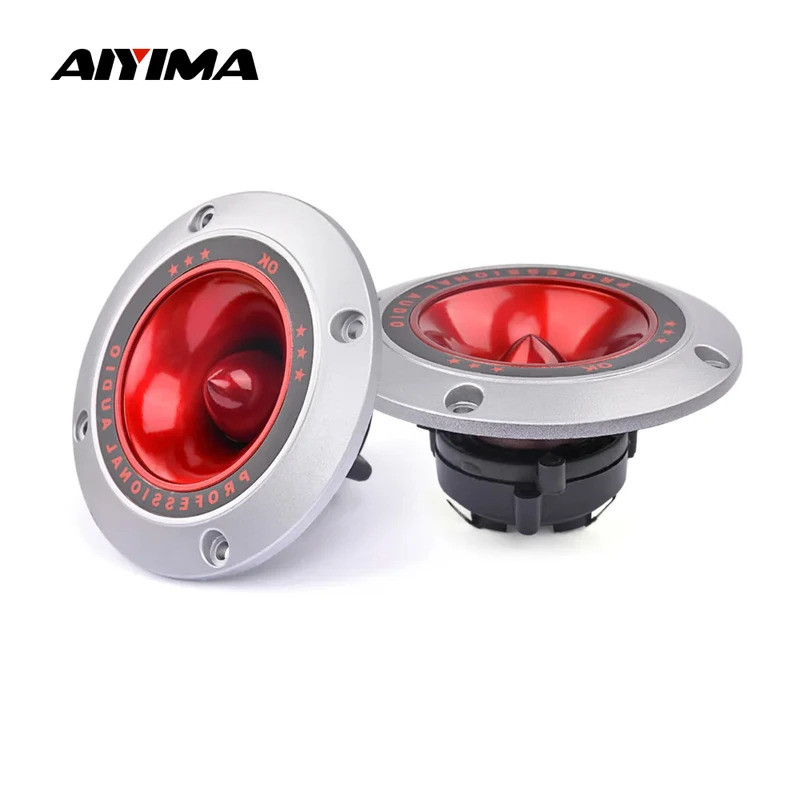AIYIMA 2Pcs Speaker Tweeter 4 Inci Tweeter Piezoelektrik 100W Buzzer Keramik Speaker Audio Treble Pi