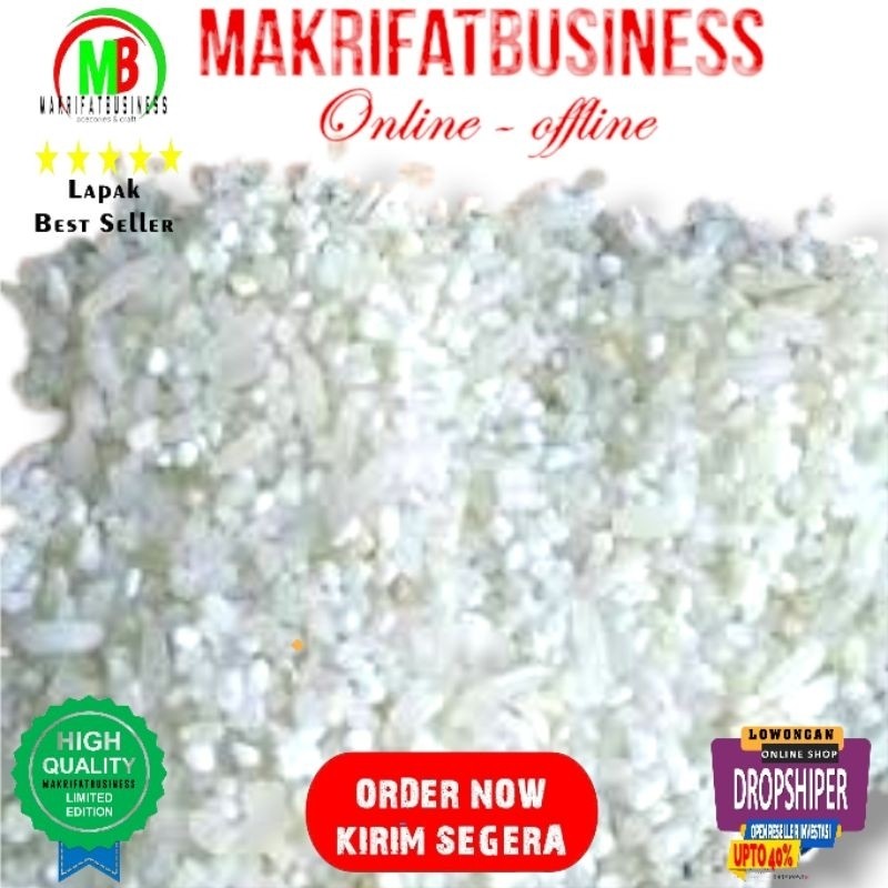 

IMRON PRIBADI Paket 3 Kg MENIR BERAS Putih Jernih Alami Bahan Konsumsi Pakan Ternak Unggas Bahan Olahan Produksi Makanan Lainnya