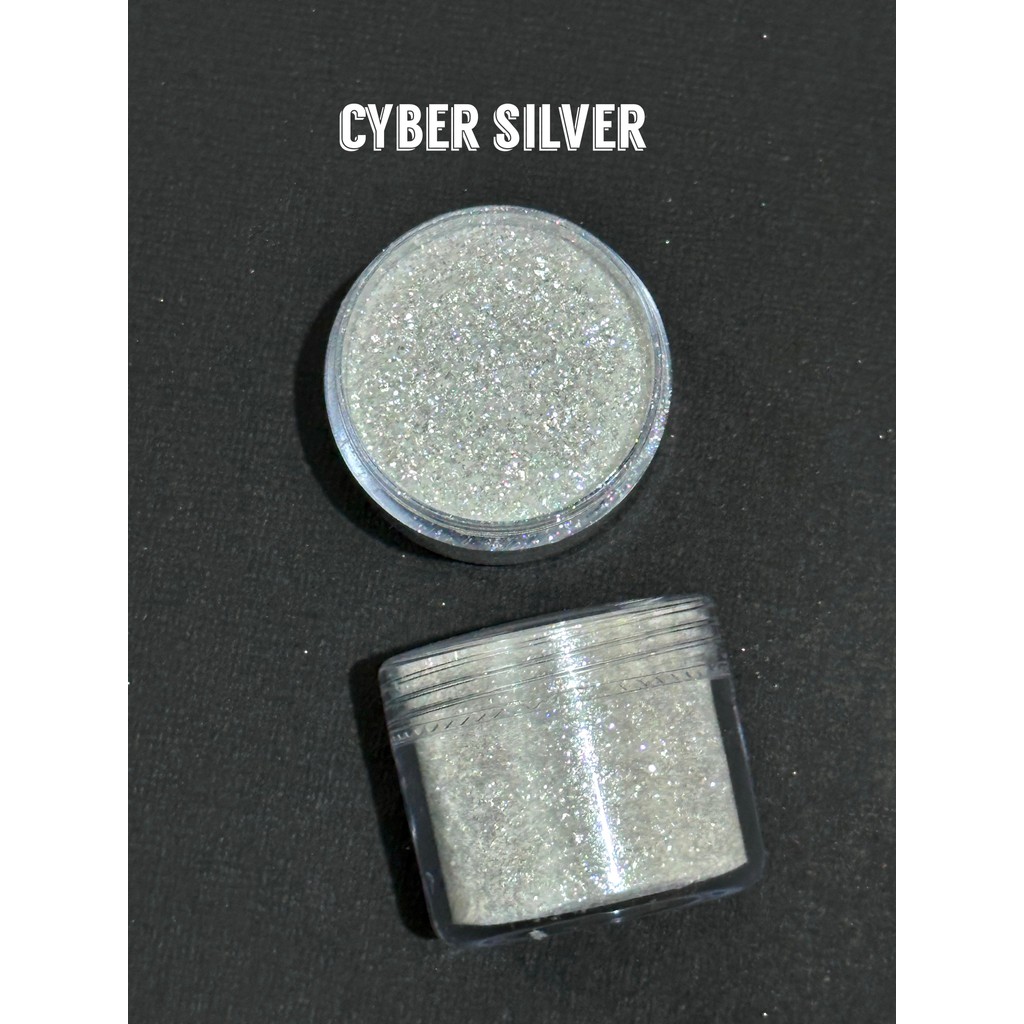 

Luster Dust Cyber Silver