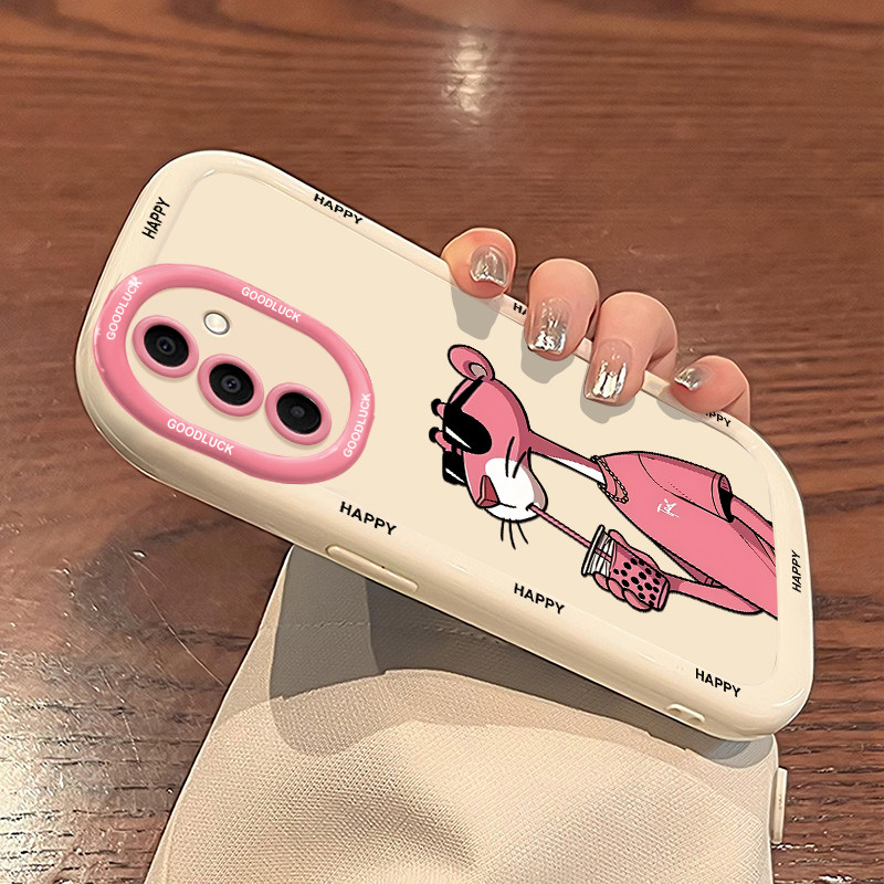 Pink Panther Untuk case oppo a16 a57 a77s a3s a15 a15s a60 a17 a17k a54 a5s a53 a7 a12 a58 a96 a76 a