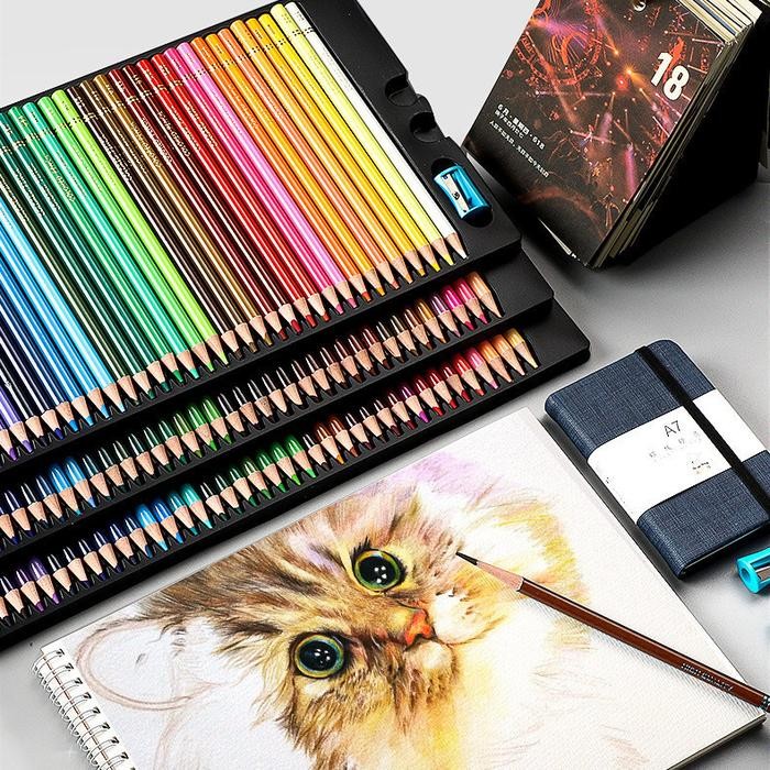

TERLARIS! OBOS Oil Pencil Color Pensil Warna Minyak 48/72 Pencil Color Set - 48 Warna