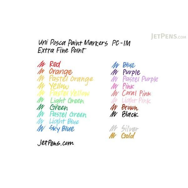 

TERLARIS! Uni Posca Poster Paint Marker Pens PC 5M Medium - Hitam