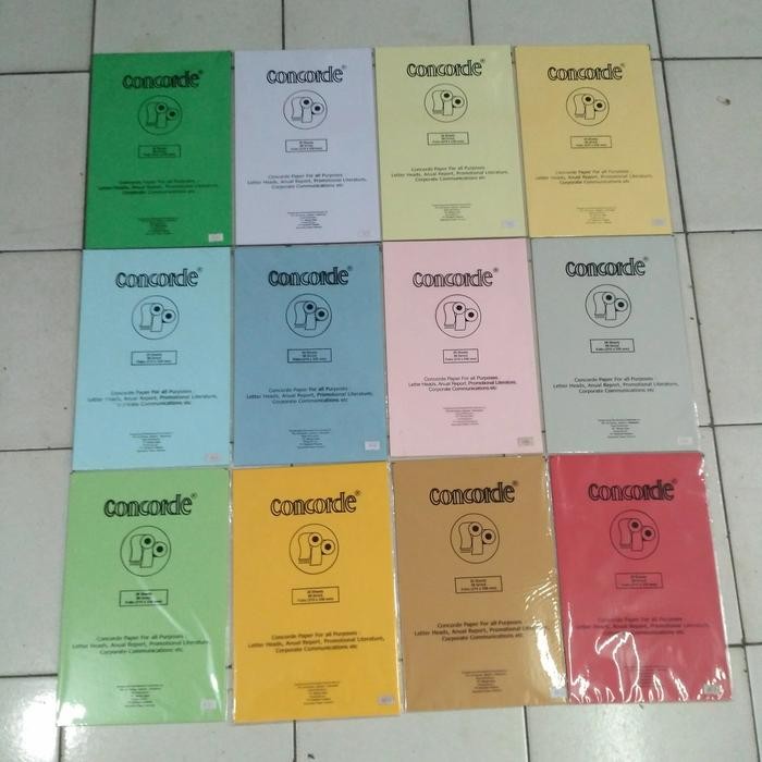 

TERLARIS! Concorde Kertas F4 (215 mm x 330 mm) 90 gram. - Hijau