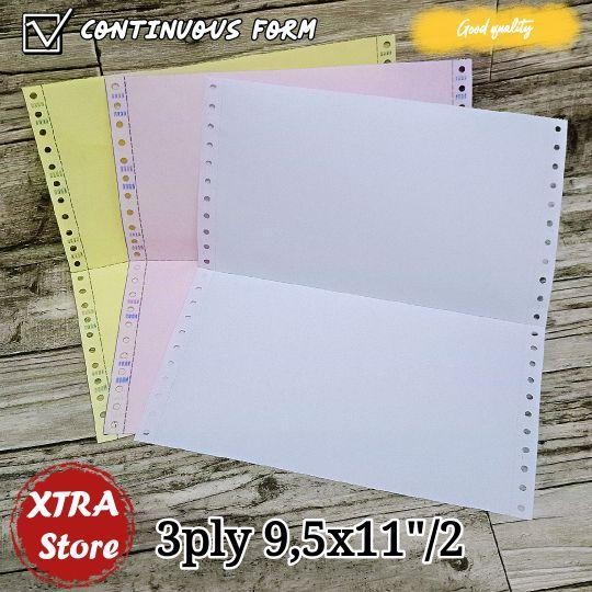 

TERLARIS! kertas continuous form 3ply 9,5x11"/2