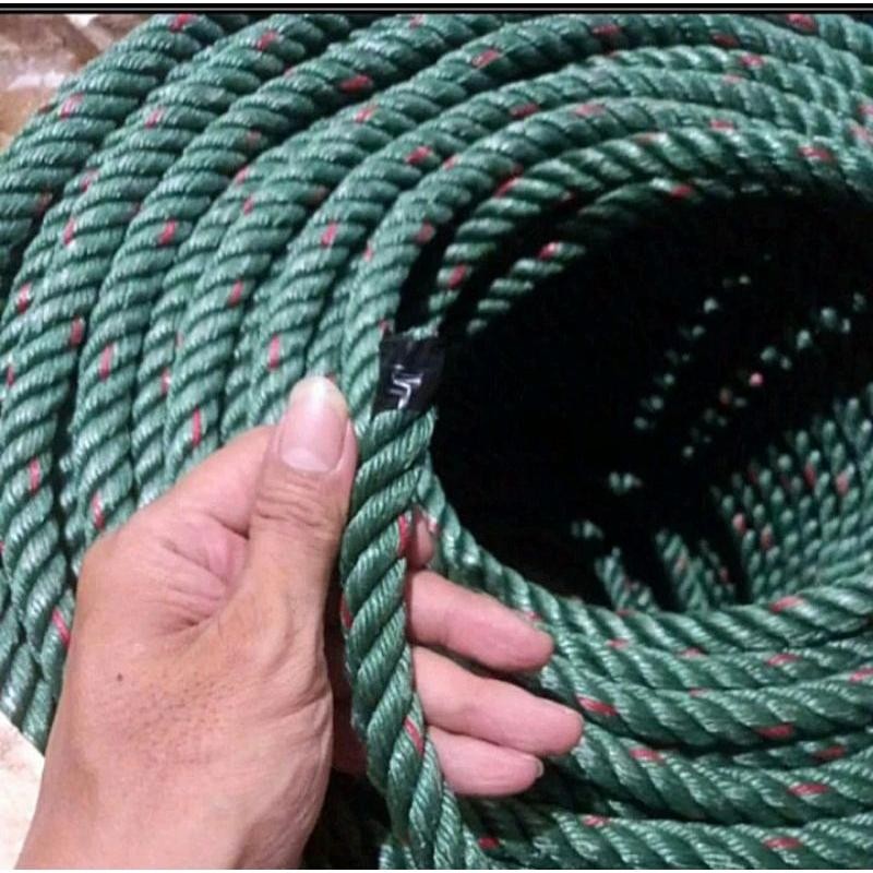 

Tali Tambang Plastik 16mm Tambang Plastik PE Tarik Ikat Kuat Roll