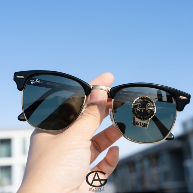 RAY BAN BEST SELLER  KACAMATA 3016 CLUBMASTER LENSA ASLI KACA DIAMOND HARD POLARIZED ANTI GORES ANTI