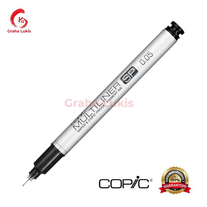 

COPIC MULTILINER SP PEN Brush dan Nib / SATUAN - 0,05 mm