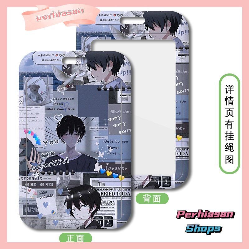 

【Perhiasan Shops】ID CARD HOLDER MOTIF KAWAII TEMPAT KARTU PHOTOCARD PHOTO CARD Dilengkapi Dengan Tali Tangan Berkualitas Tinggi Mendukung Diskon Untuk Pembelian Grosir,Karakter Anime dan Manga