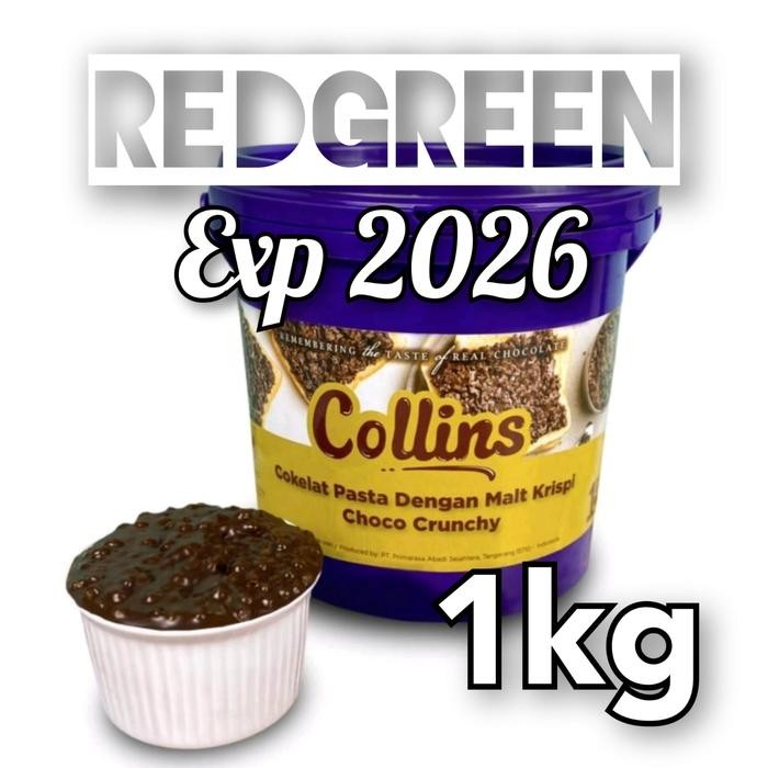 

JATENG SEMARANG Redgreen Collins Choco Crunchy 1kg Camilan Chocolate Coklat Food Cokelat Snack Cemilan